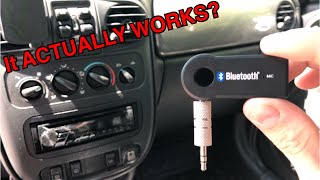 8 Bluetooth Cheap Aux Port BLUETOOTH ADAPTER quotReviewquot [upl. by Emarie]