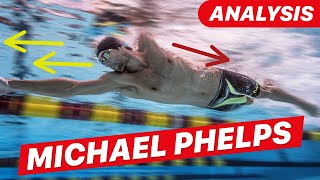 Michael Phelps Freestyle Stroke Analysis [upl. by Nikolai191]