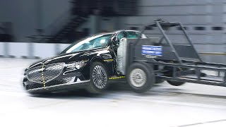 GENESIS G80 Crash Test  Top Safe Luxury Sedan [upl. by Celine402]