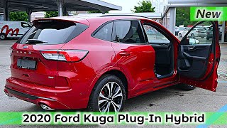 New Ford KUGA PlugIn Hybrid ST Line X 2020 Review Interior Exterior [upl. by Ihsorih]