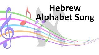 Easy Hebrew Alphabet Song [upl. by Htebasyle]