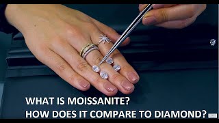 What is Moissanite and How Does it Compare to Diamond [upl. by Enyaht749]