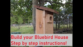 Build your own Bluebird house Step by step instructions [upl. by Den]