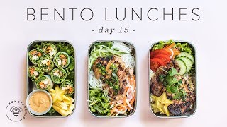 3 Healthy Vietnamese BENTO BOX LUNCHES 🐝 DAY 15  HONEYSUCKLE [upl. by Iznik]