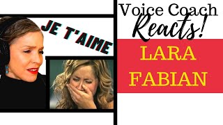 Lara Fabian  Je taime  Live in Paris 2001  Emotional  Vocal Coach Reacts amp Deconstructs [upl. by Avis446]