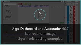 Algo Dashboard and Autotrader®  TT® Futures Trading Platform [upl. by Salokkin]