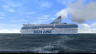 VSF the beauty of MS Silja Serenade 1990 in vehicle simulator [upl. by Nelehyram]