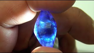 Gem Cutting Faceting amp Polishing  Blue Sapphire [upl. by Sigismond]