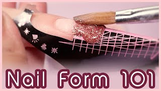 How to Apply Acrylic on Nail Forms for Beginners [upl. by Okoyik]