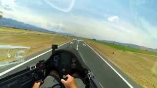 Glider Take Off and Landing at Nephi [upl. by Nwahsaj465]