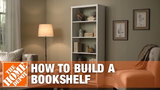 DIY Bookshelf – Simple Wood Projects  The Home Depot [upl. by Perloff]