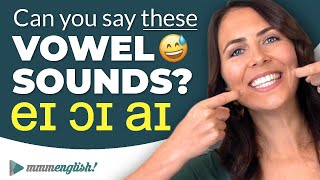 Pronunciation Practice 👄 Difficult Vowel Sounds DIPHTHONGS [upl. by Fonsie258]