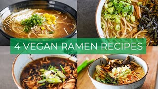 BEST Vegan Ramen Recipes  EASY Broths to make TODAY [upl. by Gladstone356]