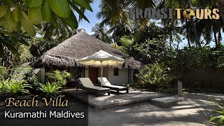 Beach Villa  Kuramathi  Room Tour [upl. by Jason]