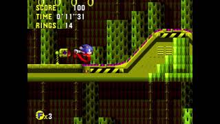 Sonic CD  Quartz Quadrant 1 Bad Future 20quot56 Speed Run [upl. by Nednerb]