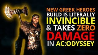 New Greek Heroes Set Takes ZERO Damage In AC Odyssey [upl. by Ynnav]