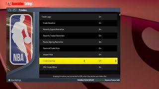 How To Force Trades In NBA 2k22 MyLeague [upl. by Gavrielle262]