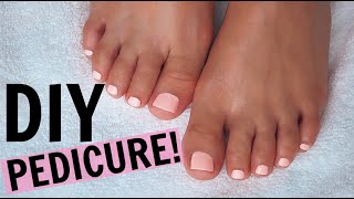 StepByStep Pedicure at HOME  SAVE TIME [upl. by Wellesley142]