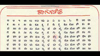 kannada kagunita  Writing and Pronunciation [upl. by Eitsim]