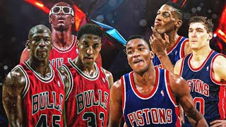 1989 NBA Eastern Conference Finals Detroit Pistons vs Chicago Bulls Full Series Highlights [upl. by Siramaj]