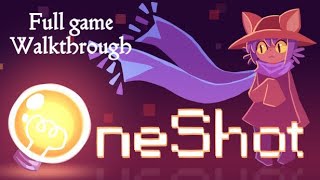 Oneshot full game Walkthrough No commentary [upl. by Halladba]