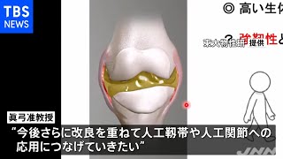 引っ張ると頑丈になるゲルを開発、人工靭帯へ応用も [upl. by Vesta]