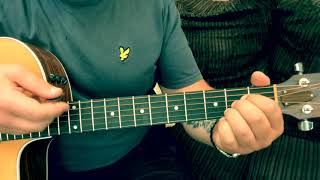 ACDCHighway To HellAcoustic Guitar Lesson [upl. by Leynwad]