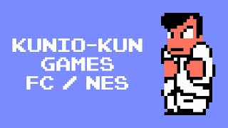 All Kuniokun Games for FamicomNES [upl. by Falda]