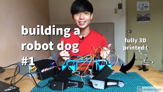 Building a robot dog 1 Hardware Inverse Kinematics [upl. by Chan]