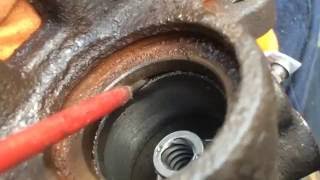 Replacing rear brake caliper seals [upl. by Kraska223]