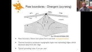 Geodynamics  Lecture 21 Divergent plate boundaries [upl. by Natalie]