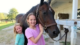 Addys First Horseback Riding Lesson [upl. by Acirem]