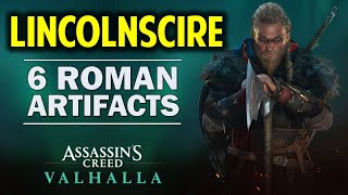 Lincolnscire All Roman Artifacts Location  Assassins Creed Valhalla [upl. by Airrej]