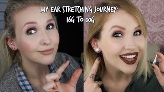 My Ear Stretching Journey 16g to 00g [upl. by Pansy]