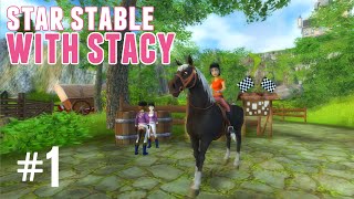 Star Stable With Stacy 1  Arriving at Moorland stables [upl. by Einnhoj]