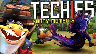 Techies Has Attachment Issues  DotA 2 Funny Moments [upl. by Aihsyla220]