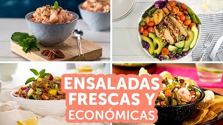 Ensaladas frescas y económicas  Kiwilimón [upl. by Fulbright]