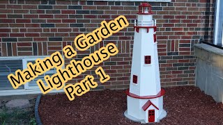 Making a Garden Lighthouse Part 1 [upl. by Rayham662]