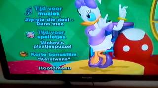 Disney Mickey clubhuis redt de kerstman dvd menu [upl. by Neved]