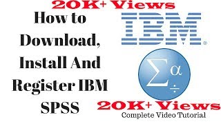 How to Download And Install IBM SPSS statistics [upl. by Joey905]