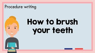 How to Brush Your Teeth  Procedural Writing  TpT [upl. by Siduhey582]