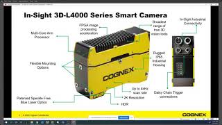 Cognex InSight 3DL4000 Product Launch [upl. by Yrrok]