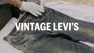 How to see vintage Levis 501s  FASHION AS DESIGN [upl. by Shirleen]