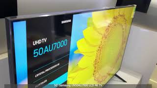 Review 50quot Samsung UN50AU7000 Class AU7000 Crystal UHD 4K Smart TV new 2021 [upl. by Yrogiarc]