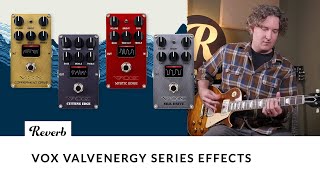 Vox Valvenergy Series Effects Pedals Demo  Tone Report [upl. by Sirkin]