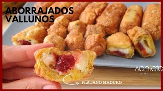 ABORRAJADOS VALLUNOS Plátanos Maduros rellenos con Queso La mejor receta con Plátano Maduro [upl. by Summers]