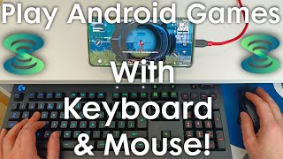 How to Play Android Games with Keyboard amp Mouse  PUBG Mobile Wormhole App [upl. by Norm457]