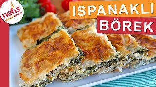 Sodalı Ispanaklı Tepsi Böreği  En pratik ıspanaklı börek yapımı [upl. by Epps345]