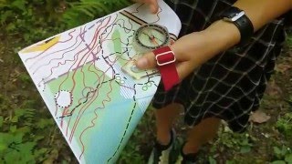 Orienteering Using a Thumb Compass [upl. by Hpeseoj]