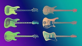 Famous Bass guitars sound comparison Guitarbank session [upl. by Haleelahk589]